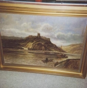 Schilderij van een burcht